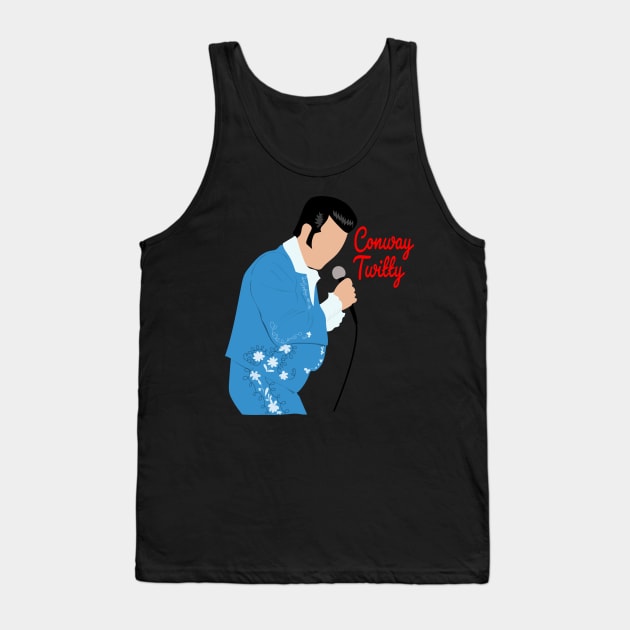 Conway Twitty Tank Top by Goddess of the Bees 